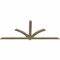 Ekena Millwork Redmond Rough Sawn Timber Gable Bracket, Douglas Fir, 96"W x 40"H x 2"D x 4"F, 10/12 Pitch GBW096X40X0204RED00RDF - alternate 2